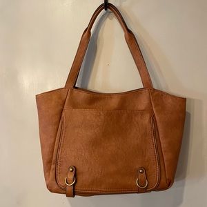 Market & Spruce faux leather tote